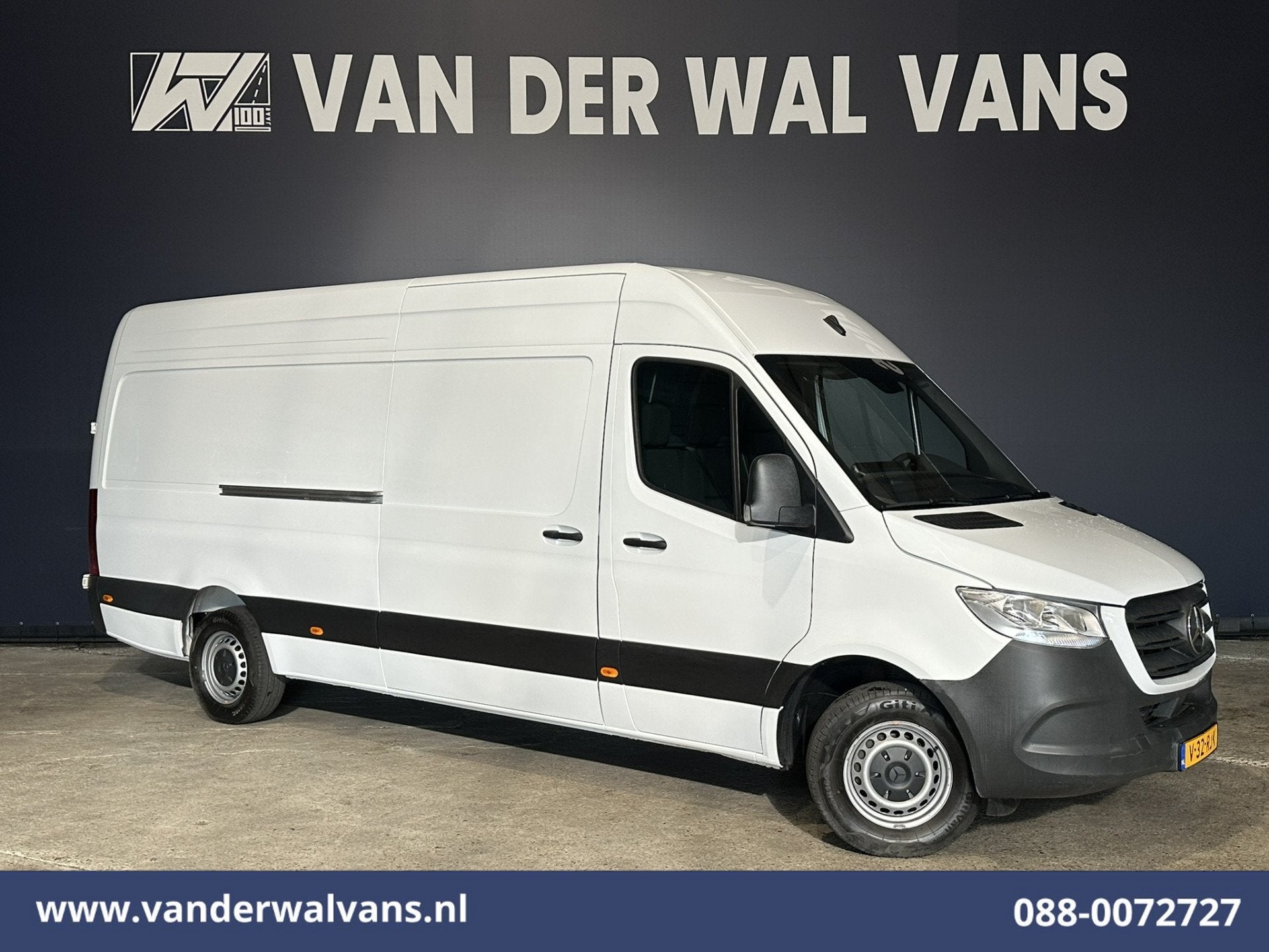 Mercedes-Benz Sprinter 315 CDI 150pk L3H2 Euro6 Airco | Came, Dealer onderhouden, Gebruikt, 4 cilinders, Wit