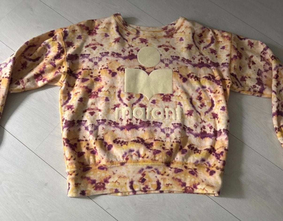 Isabel Marant Etoile Mobyli Sweatshirt Tie-Dye, Ophalen of Verzenden, Zo goed als nieuw, Maat 36 (S), Meerkleurig