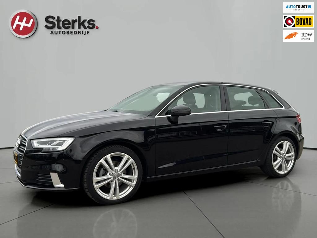 Audi A3 Sportback 1.0 TFSI Sport Lease Edition LED VERL. NAV, Auto's, Audi, Gebruikt, Euro 6, Zwart, Origineel Nederlands