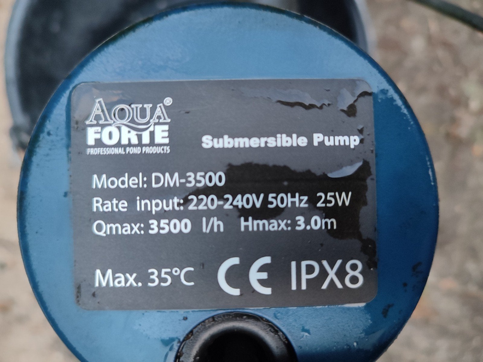 AquaForte DM-3500 Vijverpomp, Ophalen of Verzenden