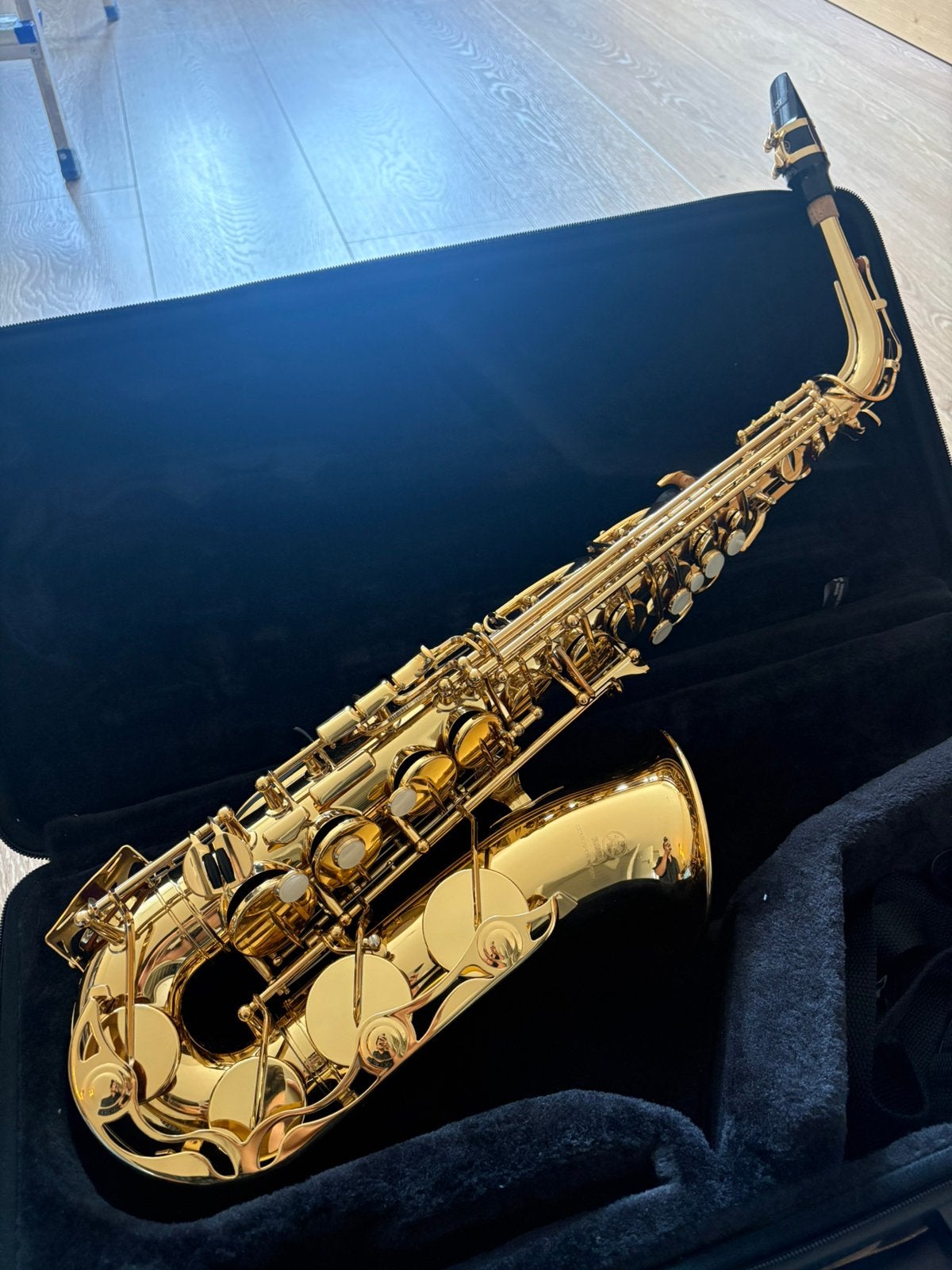Yamaha YAS-280 altsaxofoon inclusief originele Yamaha koffer, Ophalen, Zo goed als nieuw, Alt