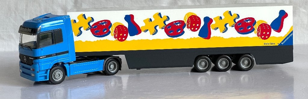 Herpa: Mercedes-Benz Actros, Ophalen of Verzenden, Zo goed als nieuw, Bus of Vrachtwagen, Herpa