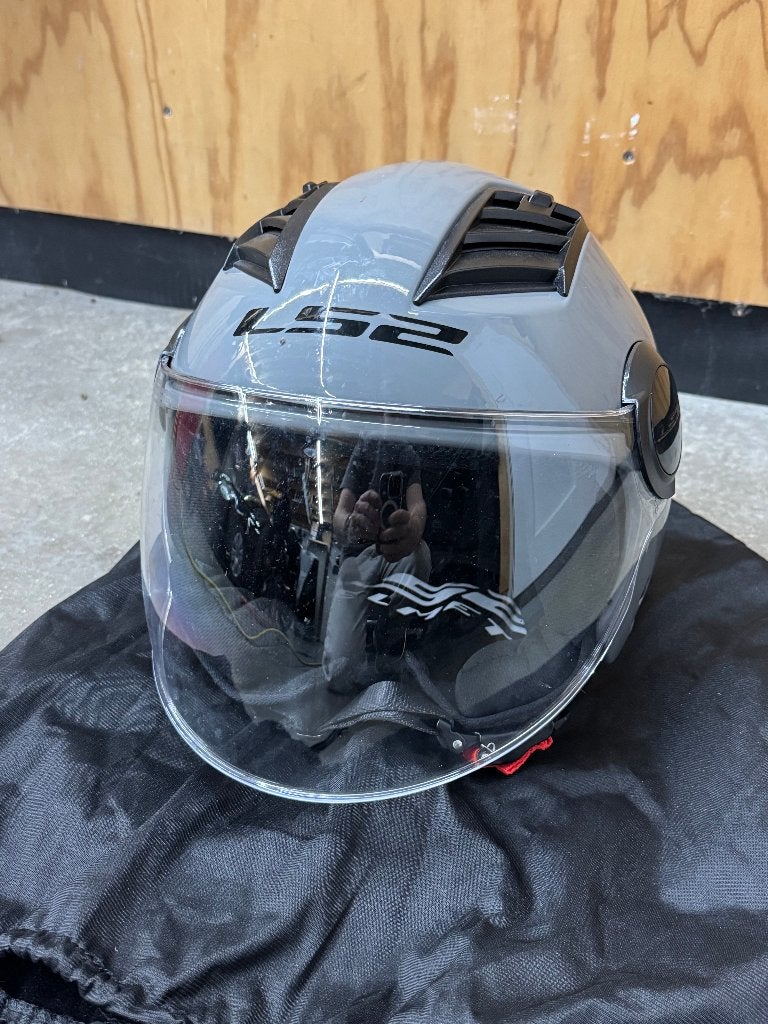 LS2 OF562 Airflow Jethelm Maat XL – Scooterhelm – ECE 22.05, Fietsen en Brommers, Ophalen, Zo goed als nieuw, Extra large of groter