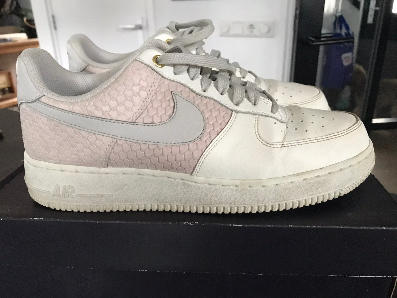 Sneakers Nike Air Force mt 42.5, Ophalen, Wit, Nike, Sneakers of Gympen