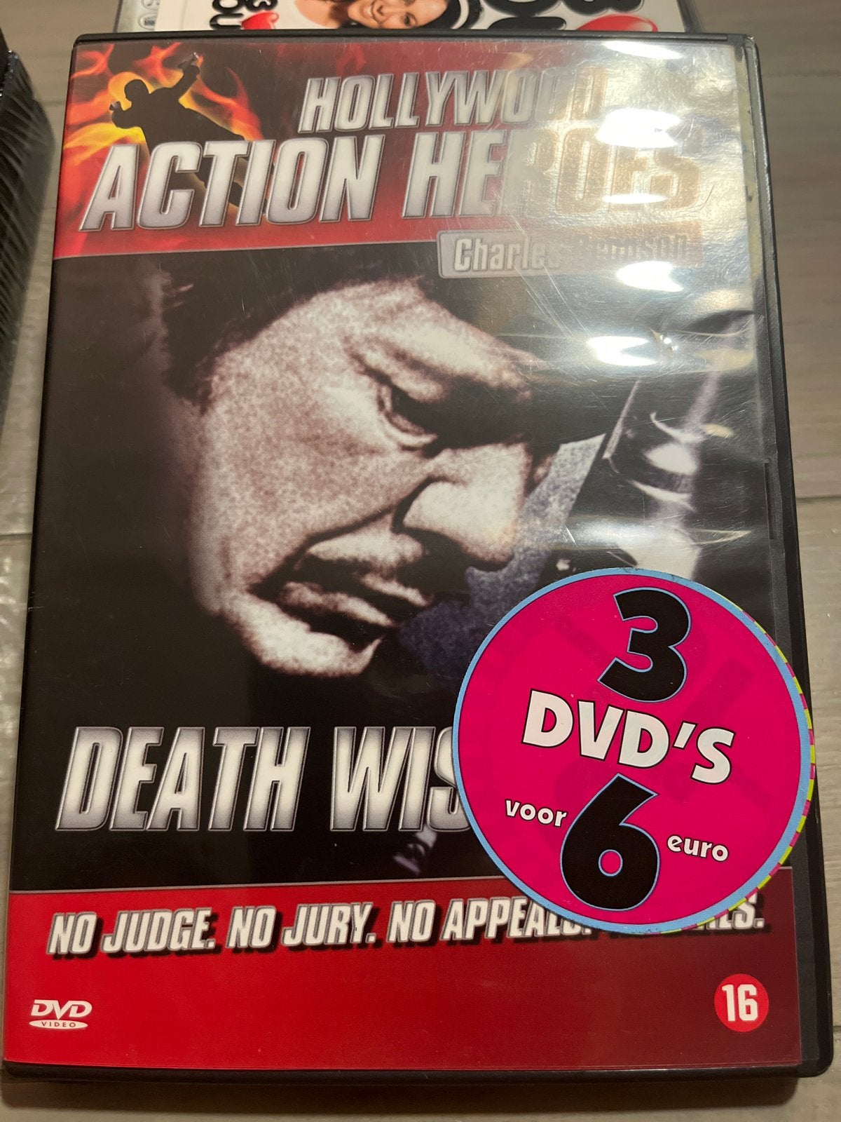 Hollywood Action Heroes: Death Wish (Charles Bronson), Cd's en Dvd's, Gebruikt, Vanaf 16 jaar, Actiethriller, Ophalen of Verzenden