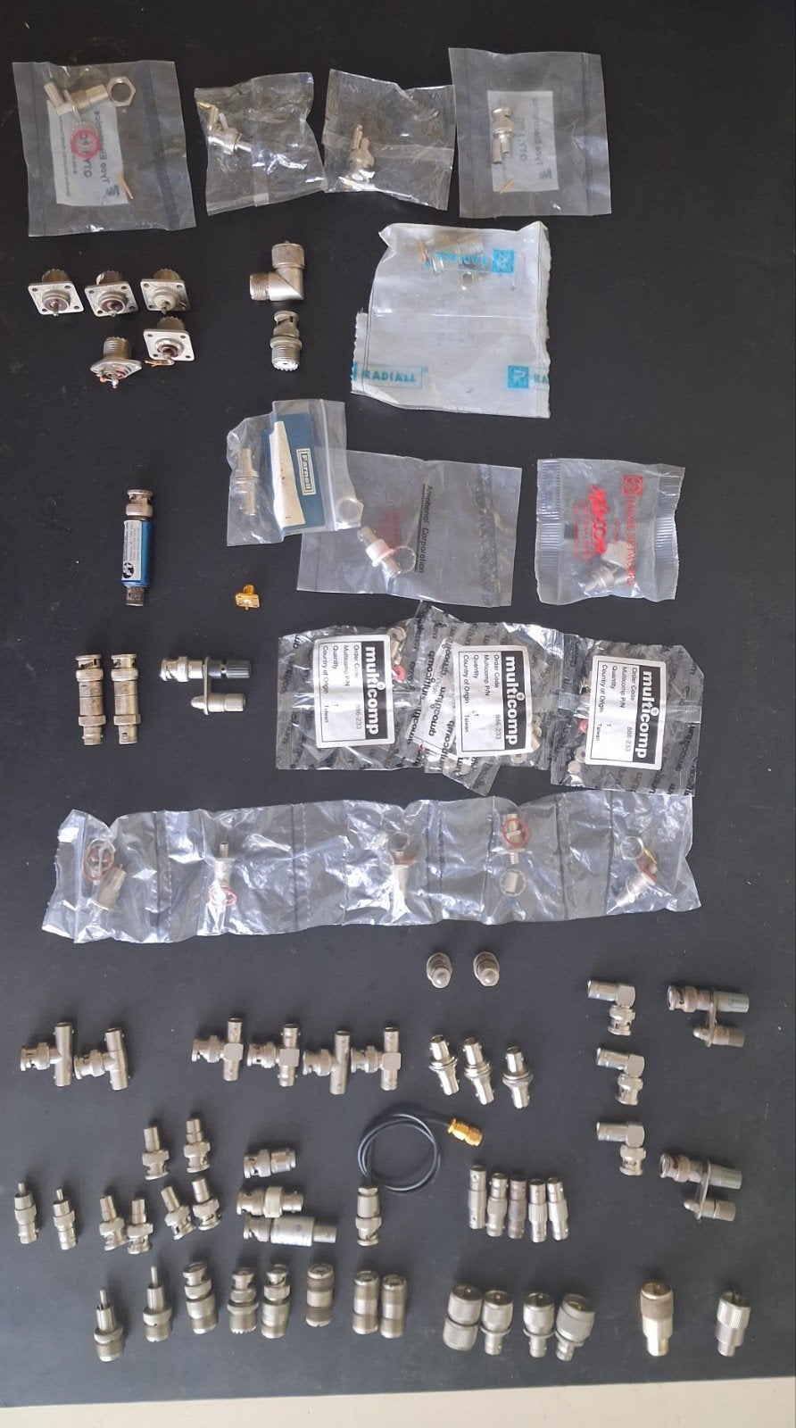 BNC connectoren, adapters, matching pad, Telecommunicatie, Zenders en Ontvangers, Ophalen of Verzenden, Gebruikt, Zender en Ontvanger