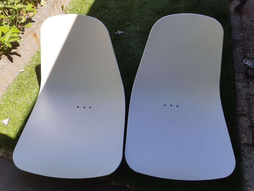 2x Kunststof zitting tbv Nolon Nora-Pip eethoekstoel, Kunststof, Twee, Wit, Ophalen of Verzenden
