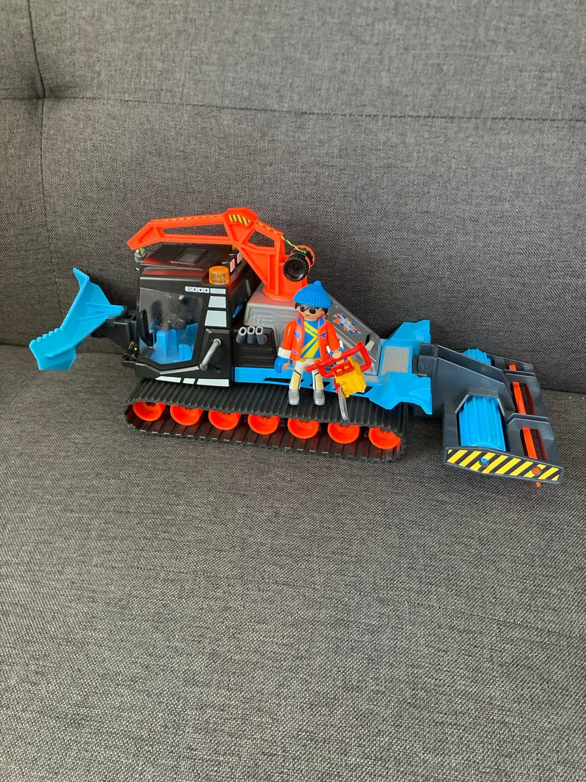Playmobil Sneeuwschuiver met Figuur en Accessoires, Ophalen of Verzenden, Zo goed als nieuw