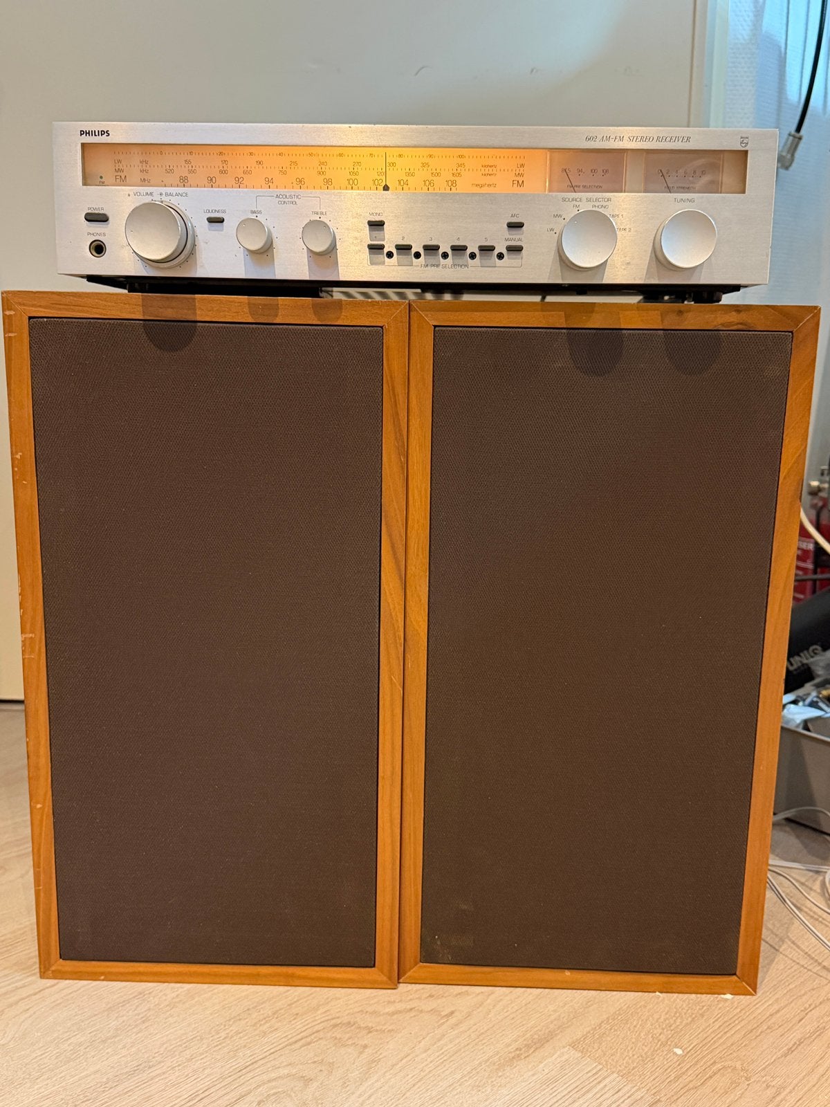 Philips 602 met speakers, Ophalen, Niet werkend