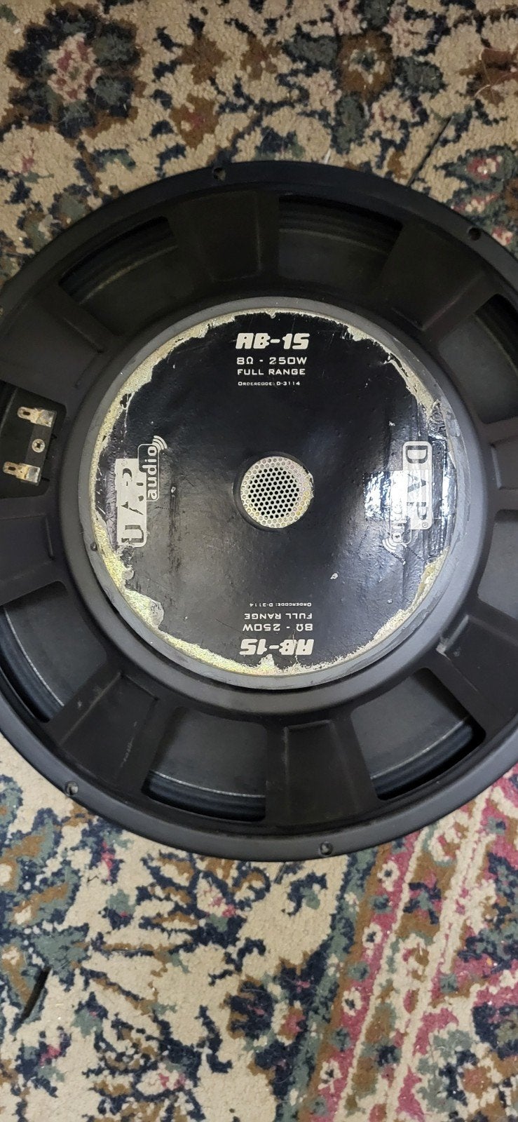 DAP Audio RB-15 Full Range Speaker - 250W, Gebruikt, Overige typen, Ophalen, 150 watt of meer