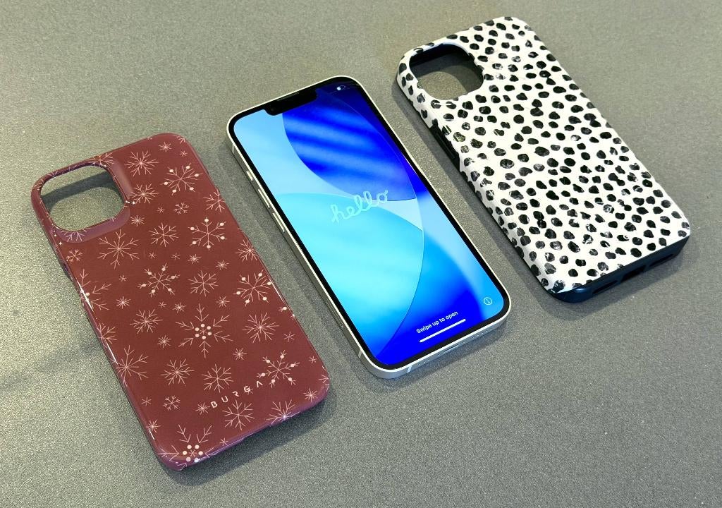 Apple iPhone 13 Wit 128 GB - Krasvrij + 2 Burga hoesjes, 128 GB, Wit, IPhone 13, Ophalen of Verzenden