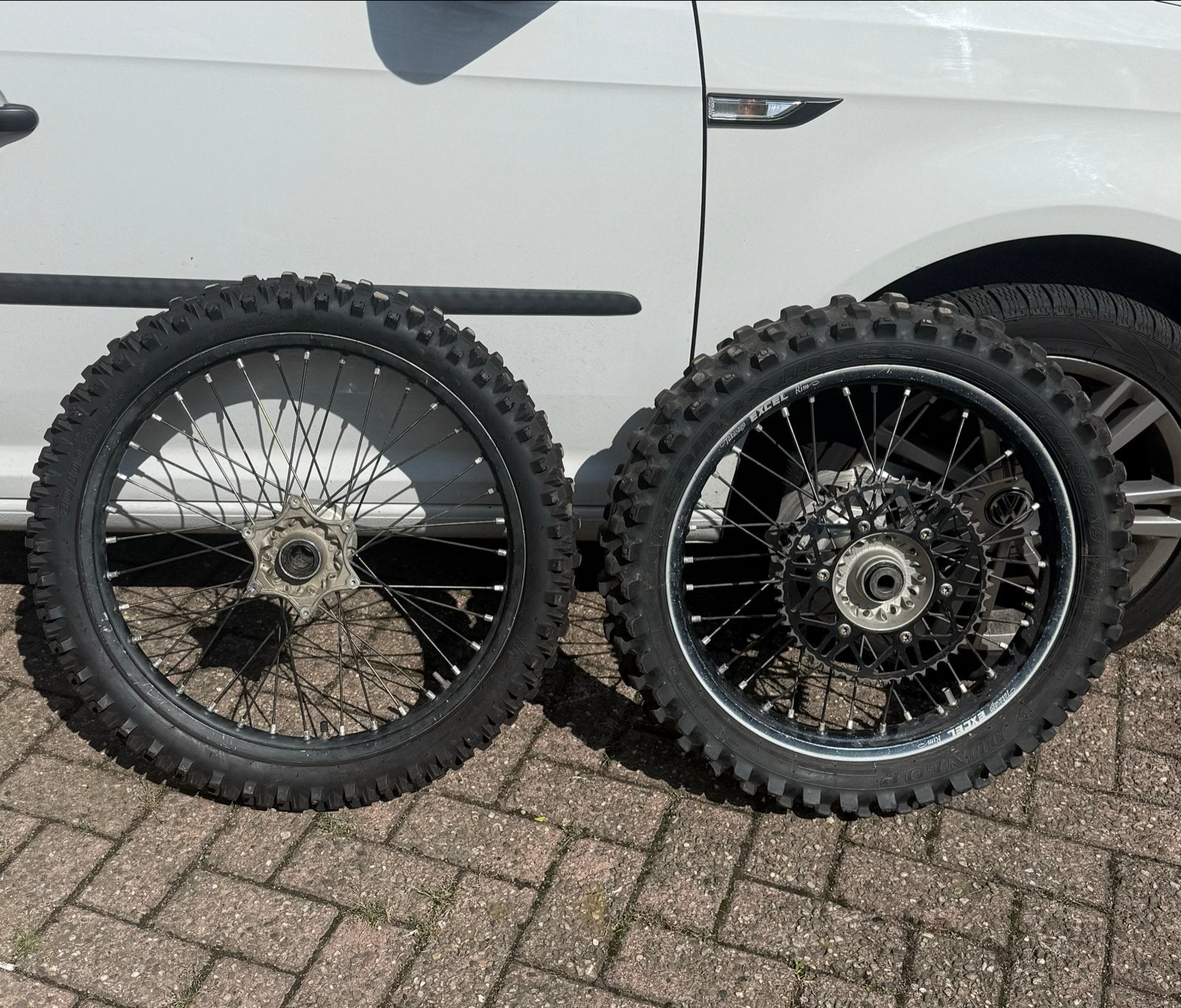 KTM  wielen set  - Voor en achterwiel, Ophalen, Gebruikt