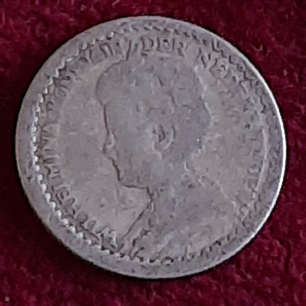 Vijf Xilveren Munten 10 Cent 1917 t/m 1920, Verzenden, Koningin Wilhelmina, 10 cent