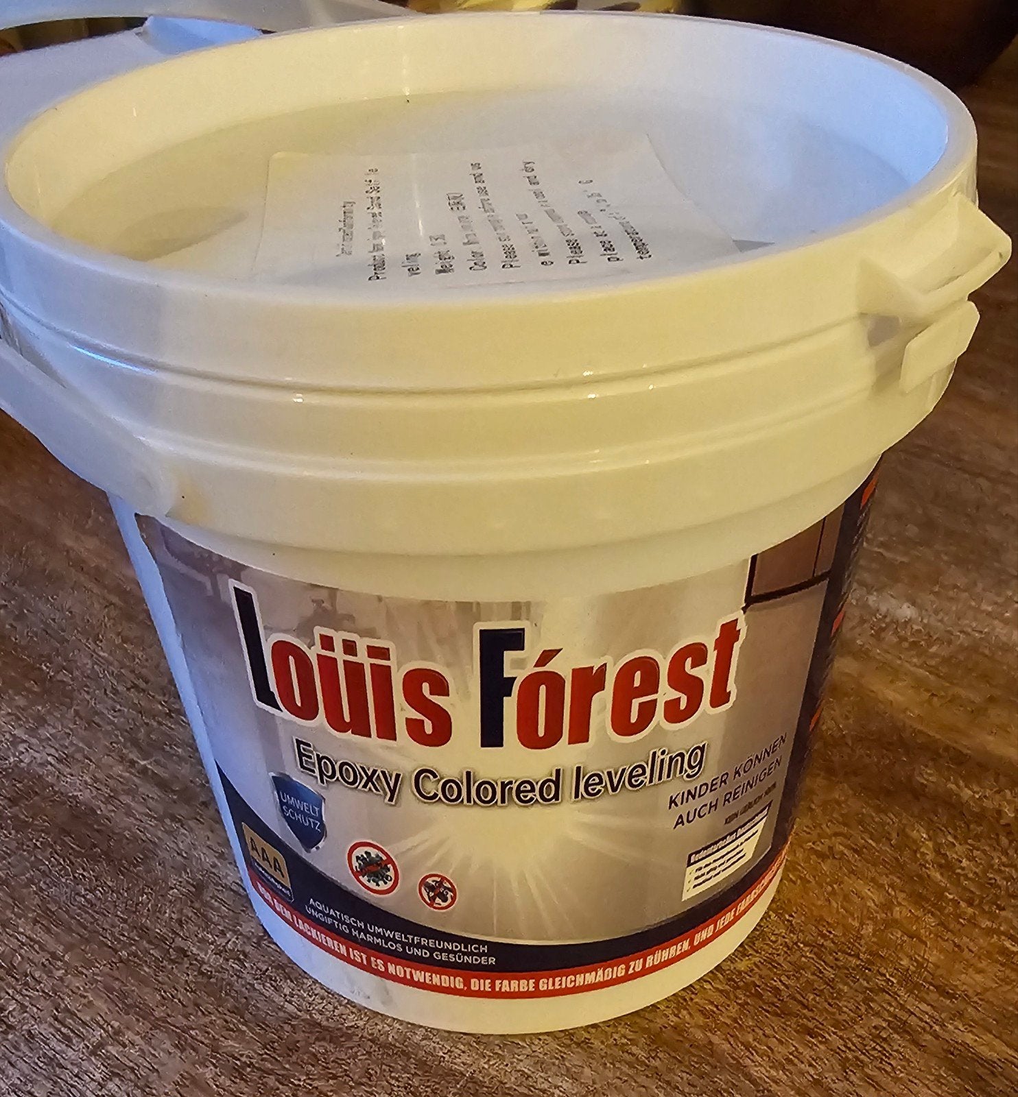 Louis Forest Epoxy Vloerverf - Marmer Effect Lichtgrijs, Ophalen, Nieuw, Verf, Grijs