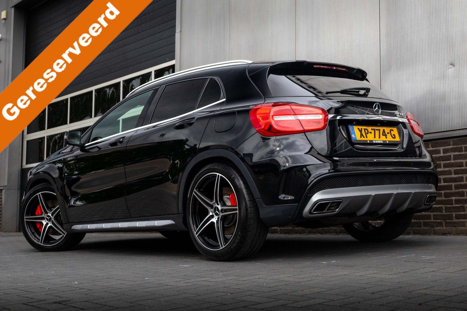 Mercedes-Benz GLA 45 AMG 361 pk 4MATIC AMG-Sportpakket / Xen, Gebruikt, 4 cilinders, Zwart, Automatische klimaatregeling