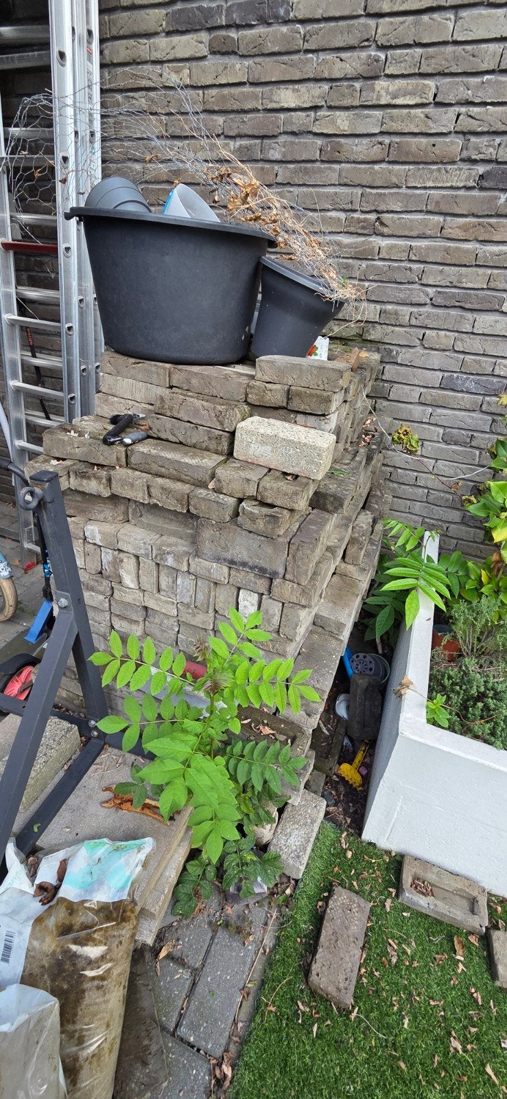 Pallet bakstenen - Gebruikt, Doe-het-zelf en Verbouw, Metselstenen, Ophalen of Verzenden, Bakstenen