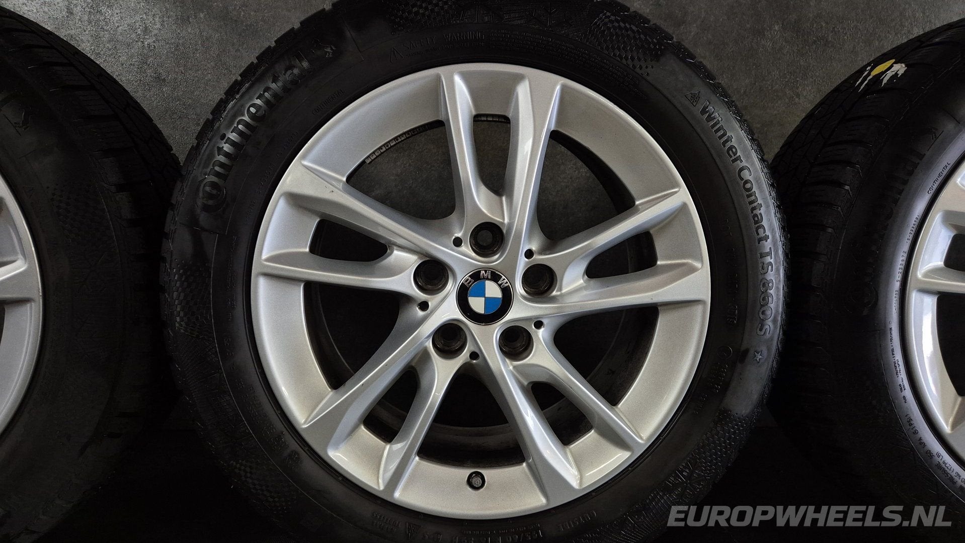 16 inch BMW velgen 2 active tourer F45 F46 1 winterbanden, Auto-onderdelen, Gebruikt, -, Banden en Velgen, 195 mm