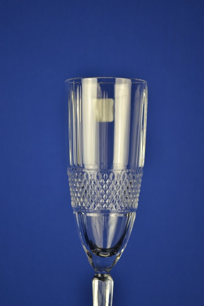 Luxe campagne glazen helder kristal 2 stuks, Mvm detailhandel, Overige materialen, Pjmink@casema.nl, Nieuw