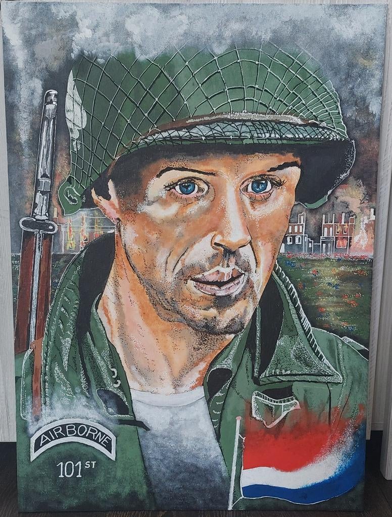 Winters band off brothers schilderij, Ophalen of Verzenden, Overige soorten, Nederland, Kunstobject