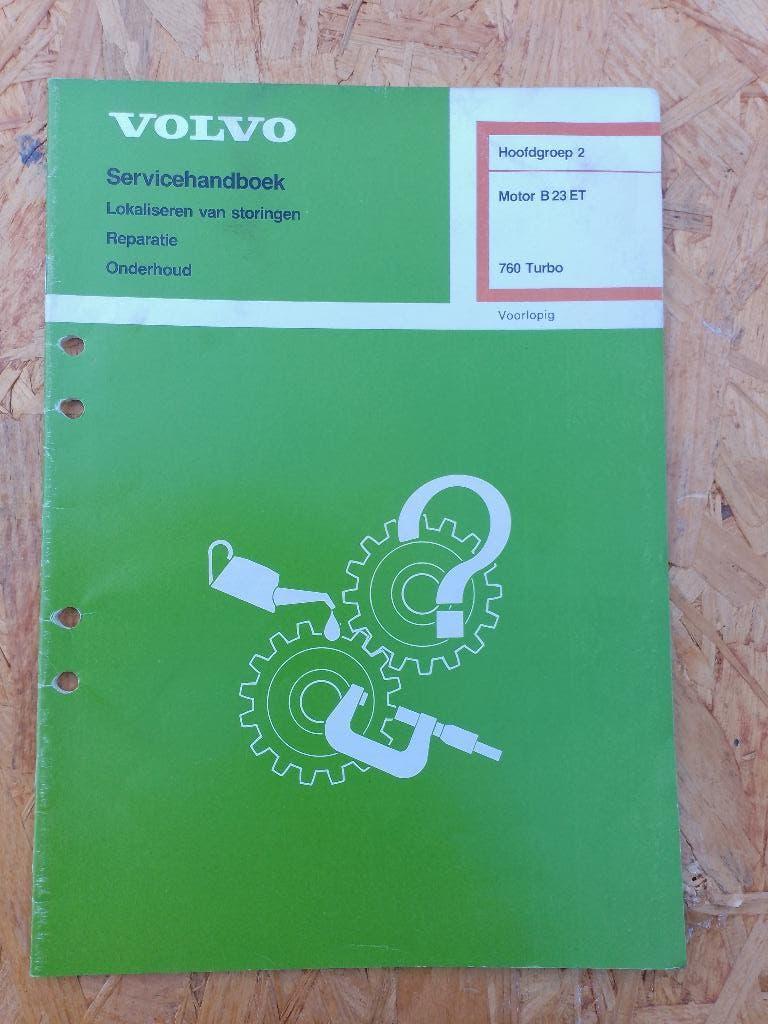 Werkplaatshandboek Volvo 760 Turbo motor B 23 ET, Ophalen of Verzenden