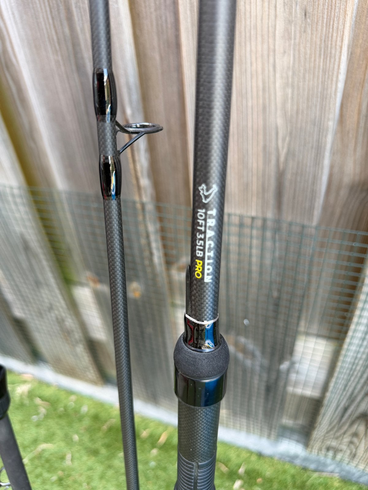 Avid traction pro 10ft 3.5 lb zgan met foudraal 2 stuks, Watersport en Boten, Ophalen of Verzenden, Zo goed als nieuw, Werphengel