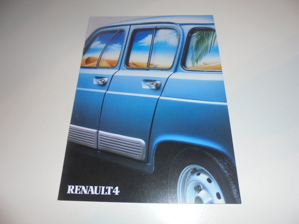 brochure Renault 4, Ophalen of Verzenden, Nieuw, Renault
