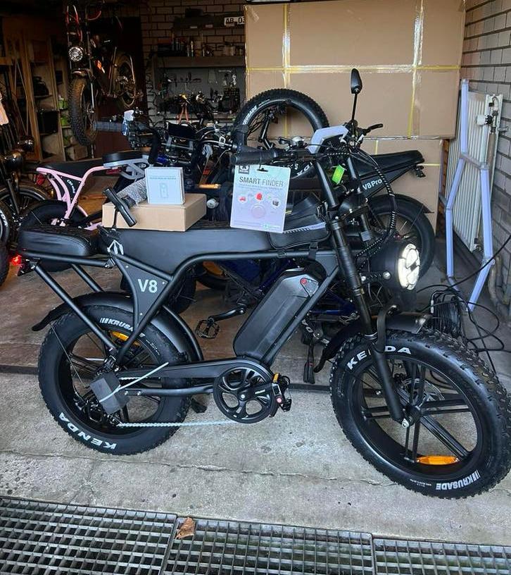 Fatbike V8 + | NFC-Cips Achterzitje Alarm | Nieuw | Garantie, Ophalen, Zo goed als nieuw, Overige merken