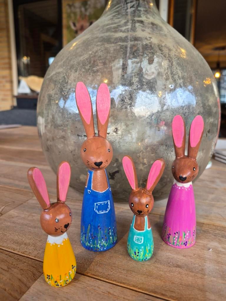 Pegdolls familie Haas Pasen, Verzamelen, Ophalen of Verzenden, Nieuw
