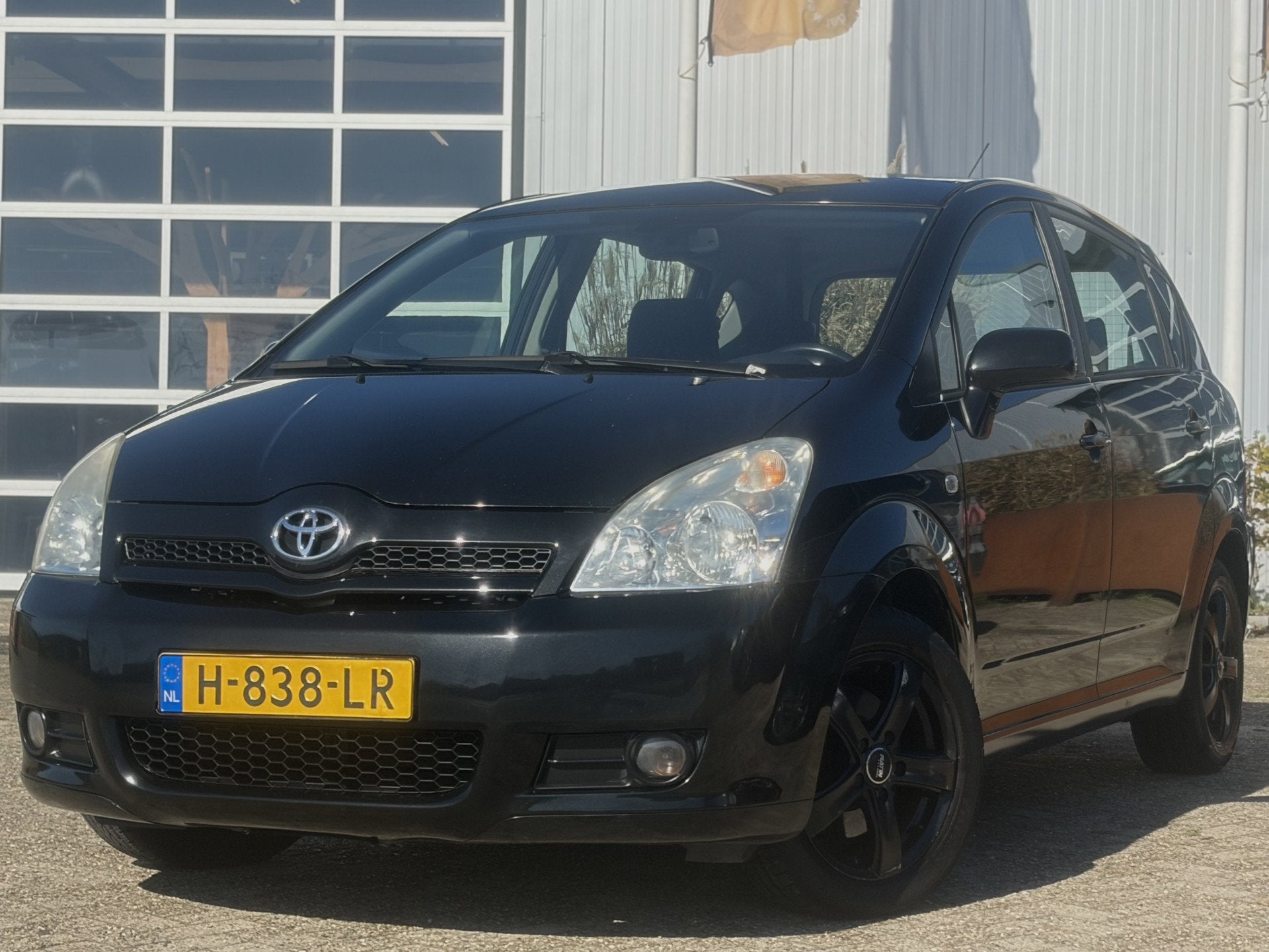 Toyota Verso 1.8 VVT-i Dynamic 130pk | 7-Persoons | Airco au, Auto's, Dealer onderhouden, Gebruikt, Zwart, 4 cilinders