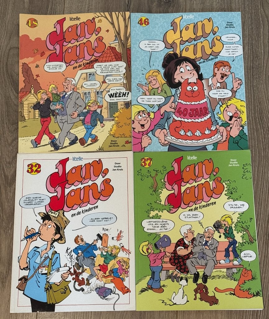 jan, jans en de kinderen | 5 stuks, Meerdere stripboeken, Ophalen of Verzenden, Gelezen