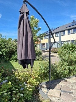 Zweef parasol, Ophalen, Gebruikt, 2 tot 3 meter, Zweefparasol