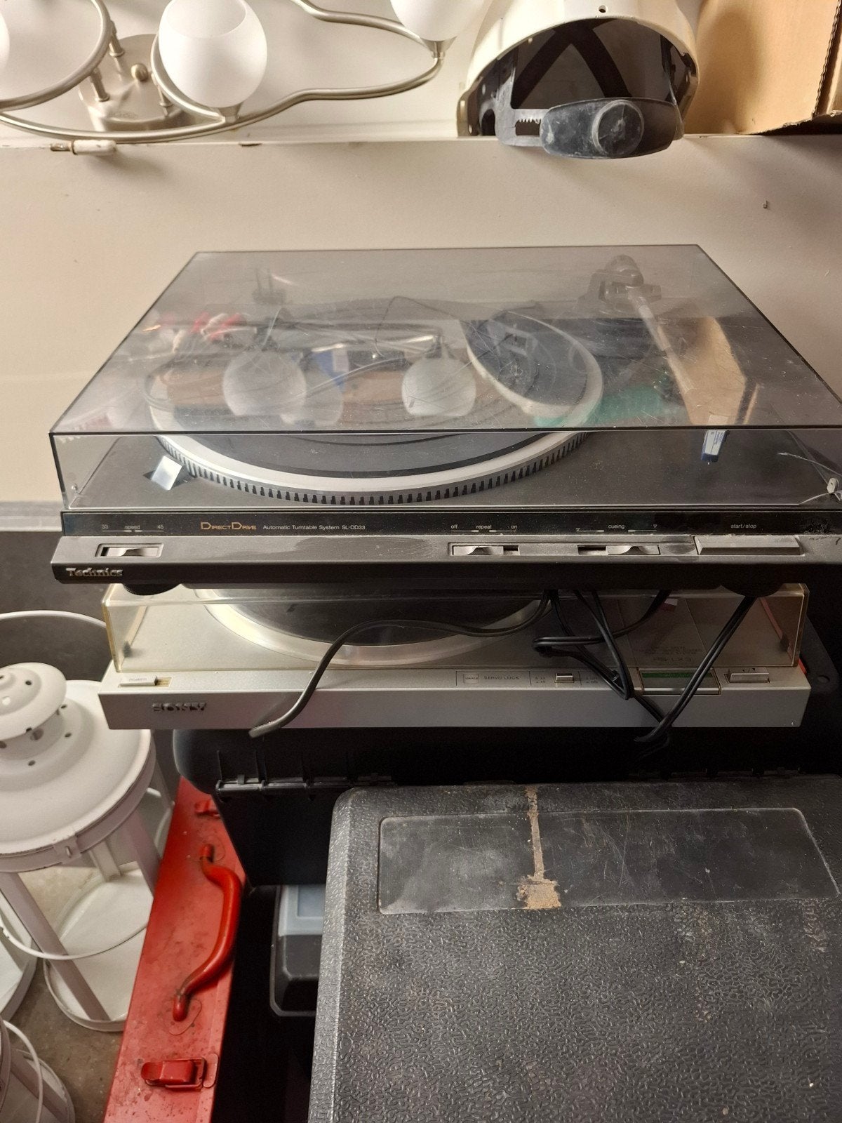 2 platenspelers,Technics Direct Drive Automatische Platenspe, Ophalen of Verzenden, Gebruikt, Technics