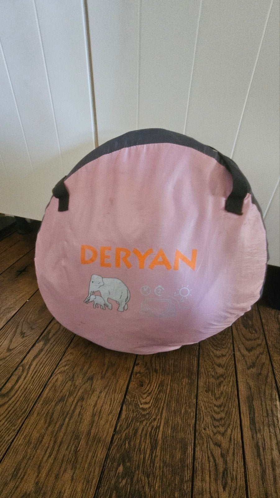 Deryan Peuter Luxe Reisbedje - Roze, Ophalen, Zo goed als nieuw