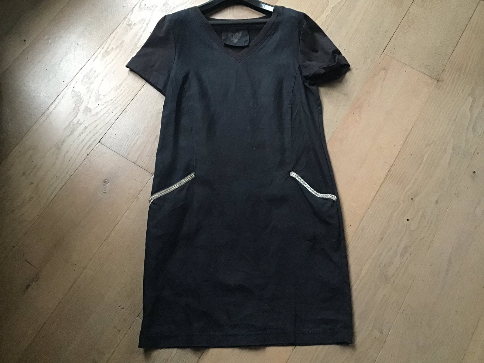 Oui jurk, Maat 38/40 (M), Zwart, Ophalen of Verzenden, Zo goed als nieuw