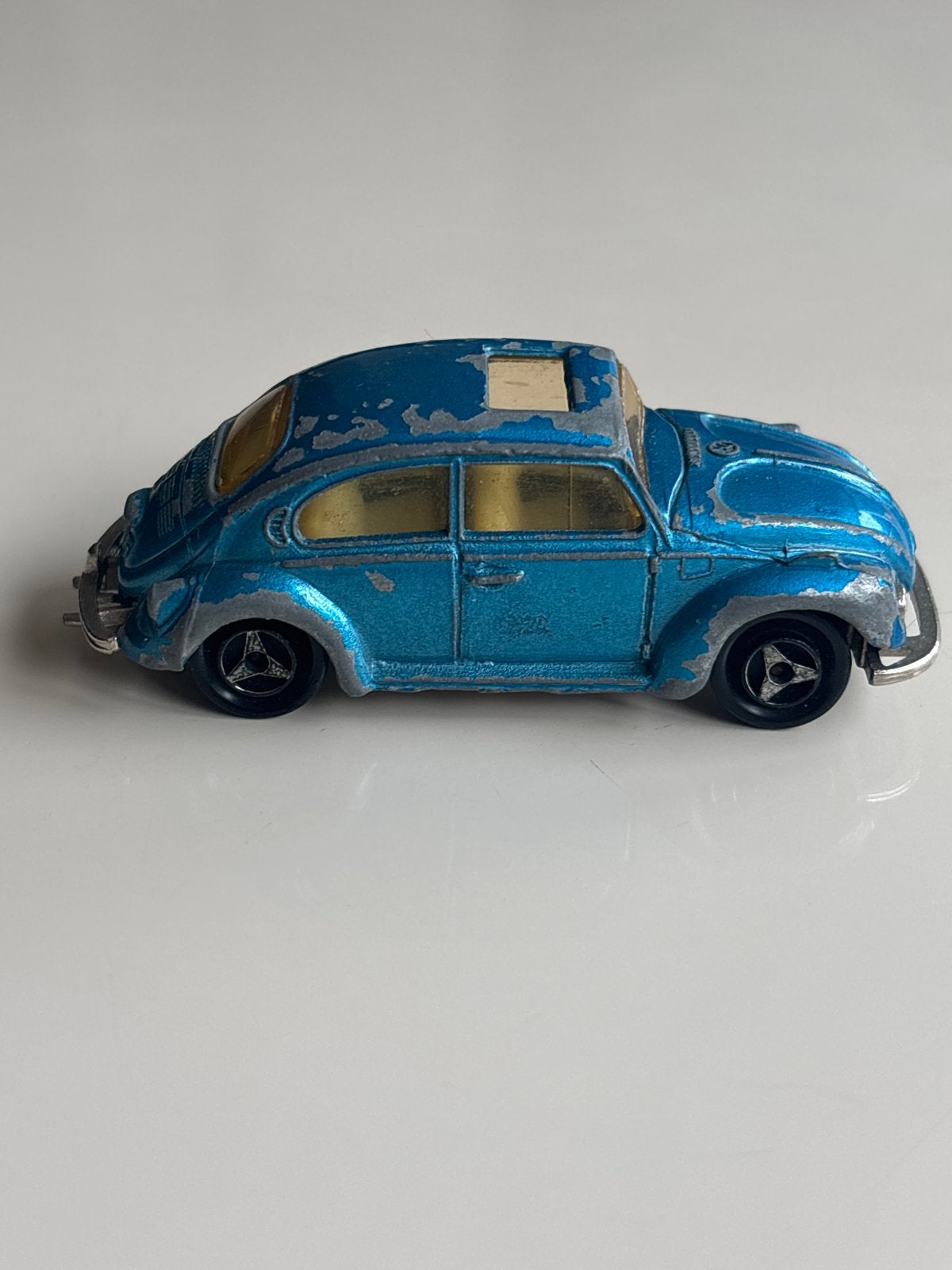 Majorette Volkswagen 1302 1/60 nr. 202 - Blauw Speelgoedauto, Ophalen of Verzenden, Gebruikt, Auto