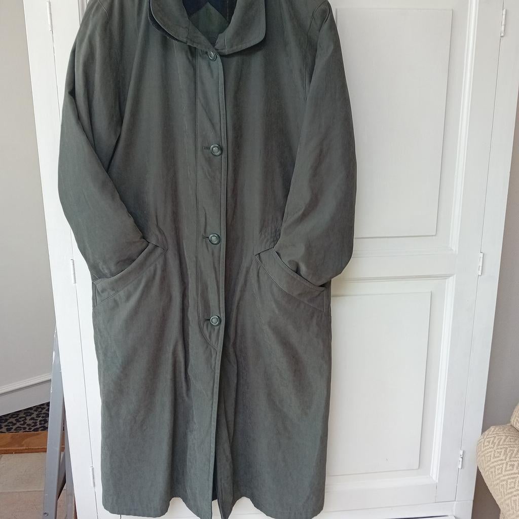 Suedinestof dames jas 42/44, Kleding | Dames, Verzenden, Maat 42/44 (L), Zo goed als nieuw, Goldix
