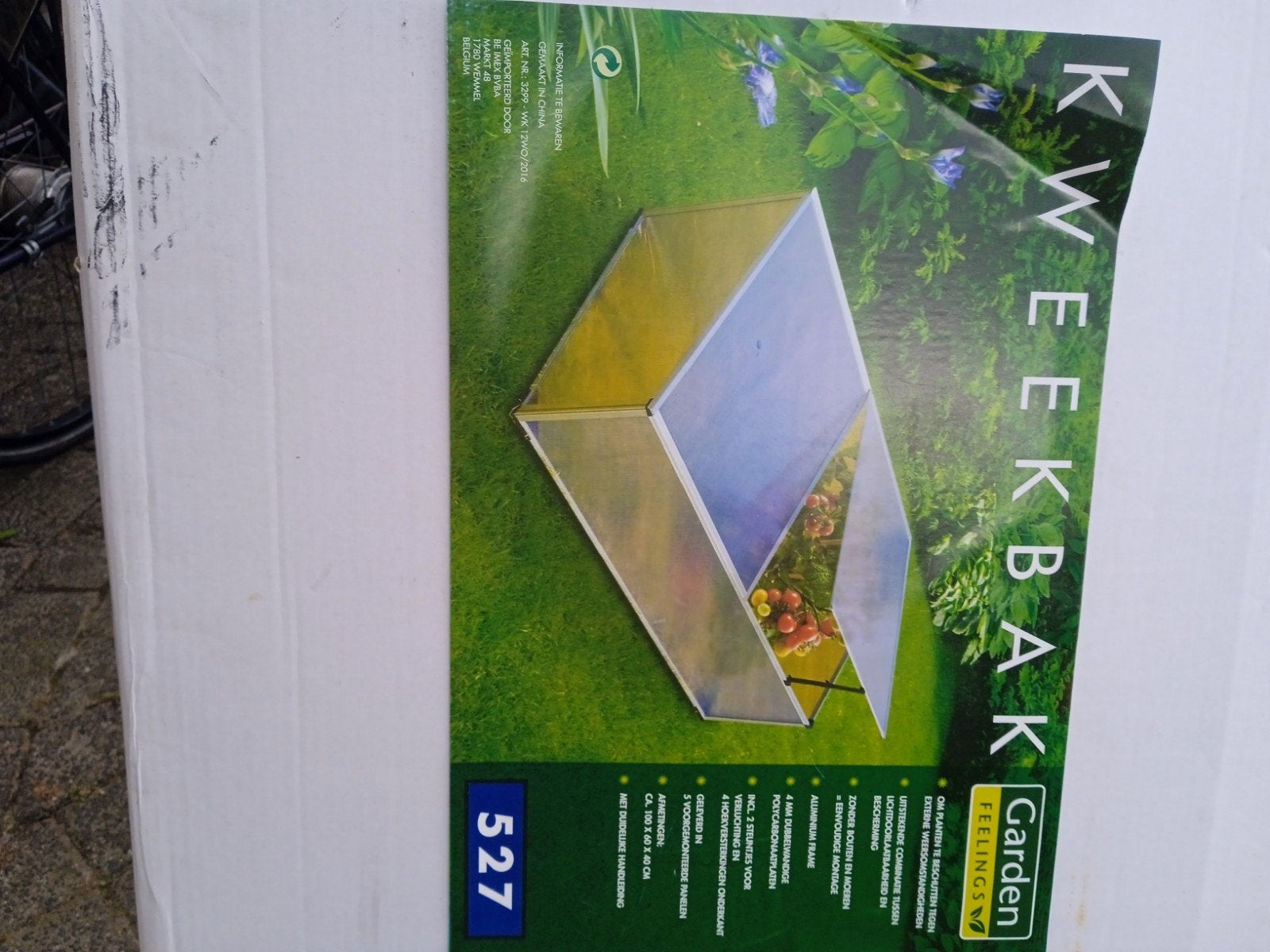 Nieuwe Kweekbak Garden Feelings 100x60x40 cm, Ophalen of Verzenden