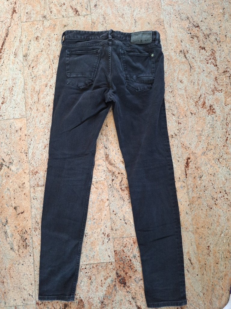 Cast Iron Riser zwart grijze jeans W 31 L 32 vaste prijs, Verzenden, Zwart, W32 (confectie 46) of kleiner, Cast Iron