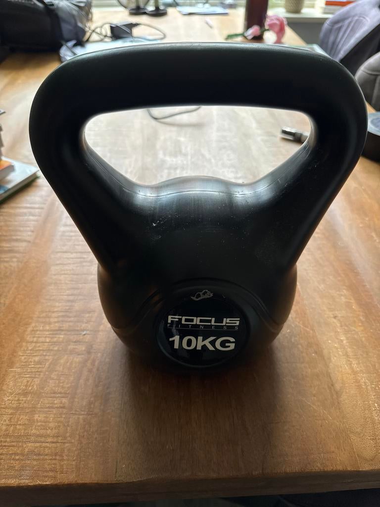 Focus Fitness Kettlebell 10KG, Sport en Fitness, Fitnessmaterialen, Ophalen of Verzenden, Zo goed als nieuw, Armen, Kettlebell