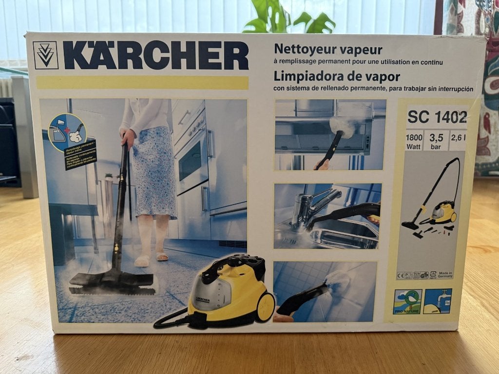 Kärcher SC 1402 Stoomreiniger - Krachtig en Efficiënt, Ophalen of Verzenden, Zo goed als nieuw, Stoomreiniger