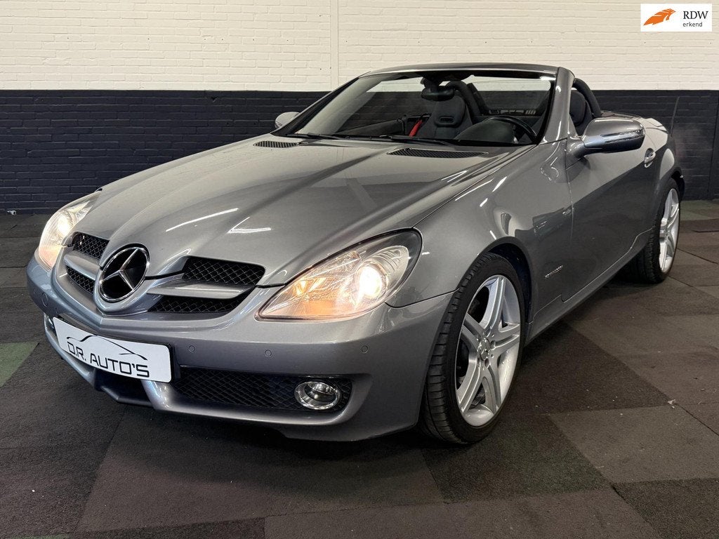 Mercedes-Benz SLK-klasse 200 K. Prestige Plus, Automaat, Achterwielaandrijving, Zwart, 4 cilinders