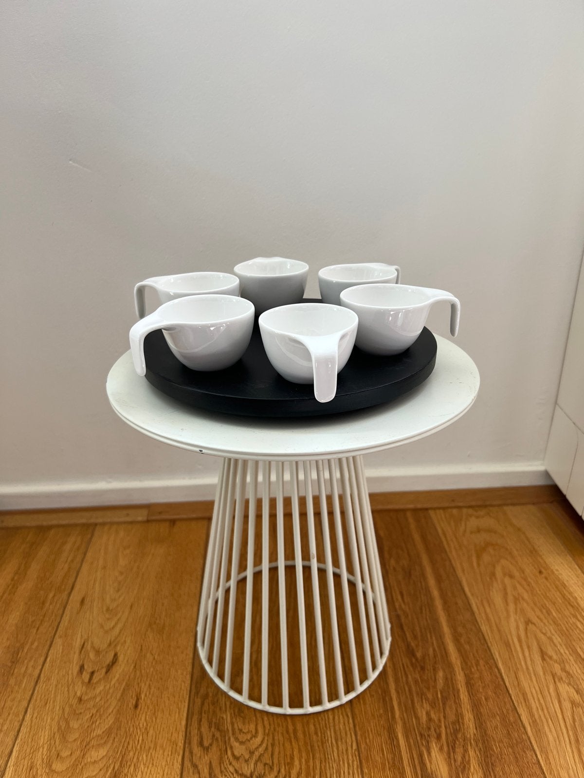 Luxe Amuseset Home Lifestyle op houten draaiplateau, Overige merken, Nieuw, Ophalen of Verzenden, Schaal of Schalen