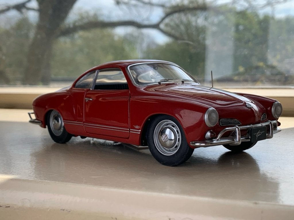 Volkswagen Karmann Ghia 1967 - Franklin Mint, Ophalen of Verzenden, Zo goed als nieuw, Auto, Overige merken