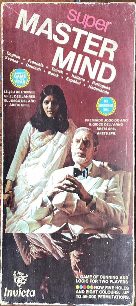 Compleet vintage mastermind spel met 8 kleuren, Ophalen of Verzenden, Gebruikt