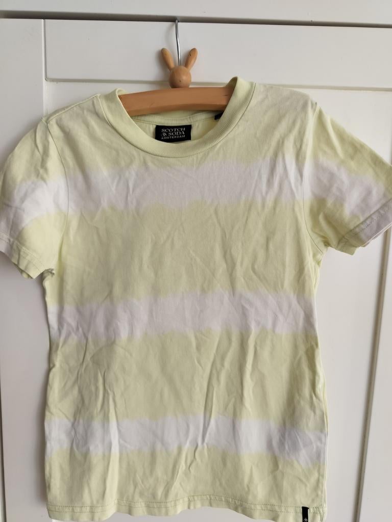 Scotch & Soda Zomer T-shirt Maat 128, Gebruikt, Verzenden, Jongen of Meisje, Shirt of Longsleeve