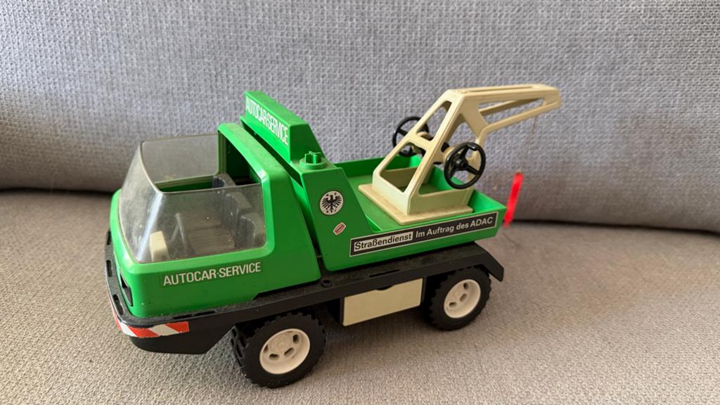 Vintage ADAC Autocar Service Sleepwagen Speelgoed, Ophalen of Verzenden, Gebruikt
