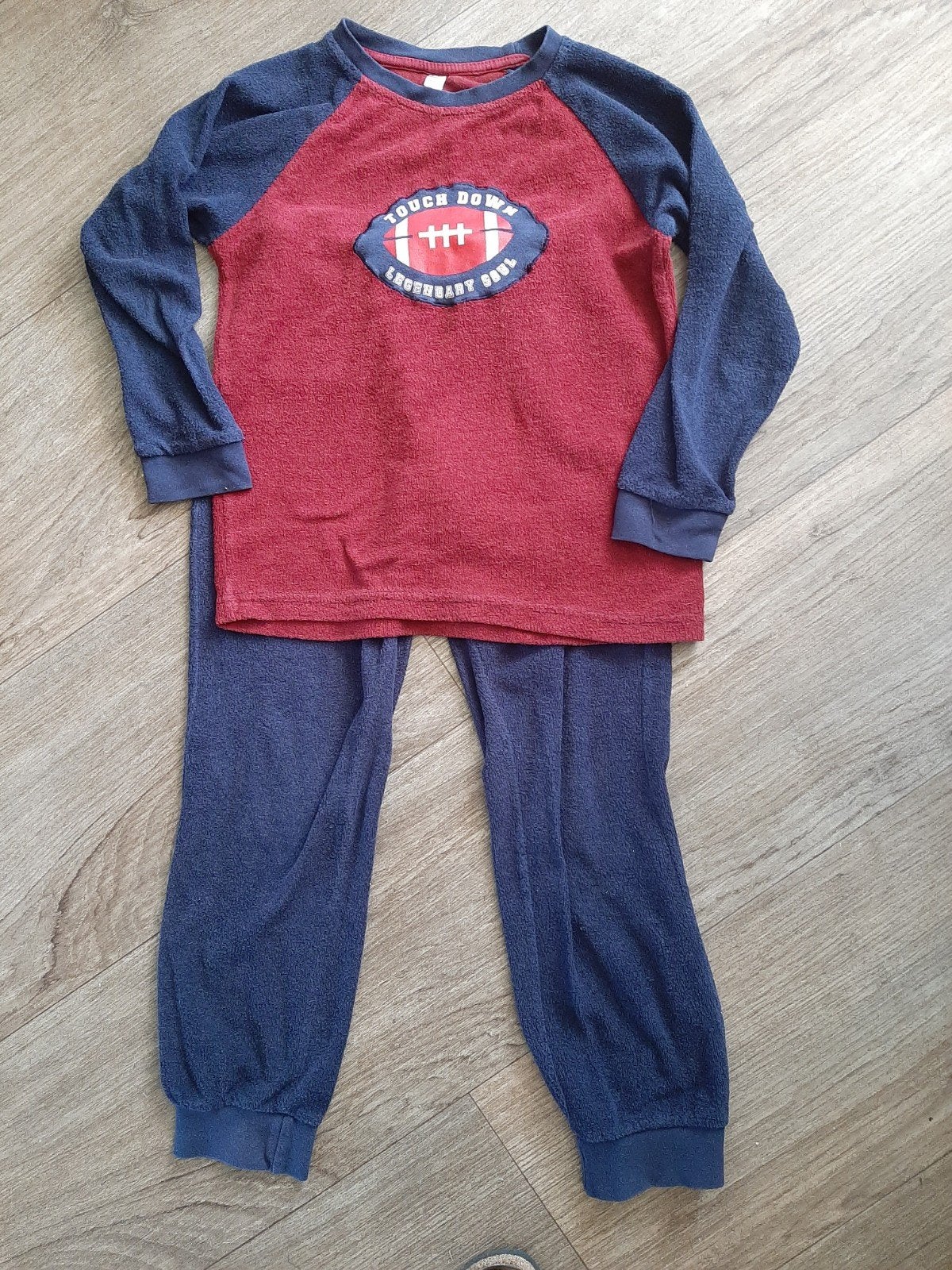 Badstof kinder pyama. 134/140, Ophalen of Verzenden, Meisje, Nacht- of Onderkleding