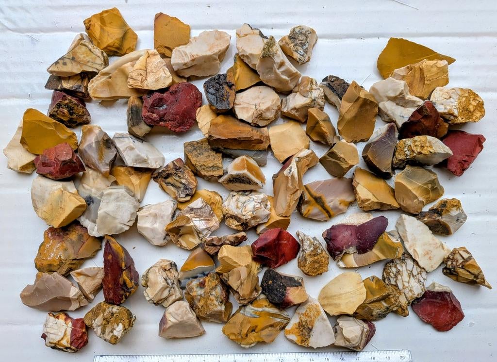 Ruwe Mookaiet Jaspis laatste kilo, Verzenden, Mineraal