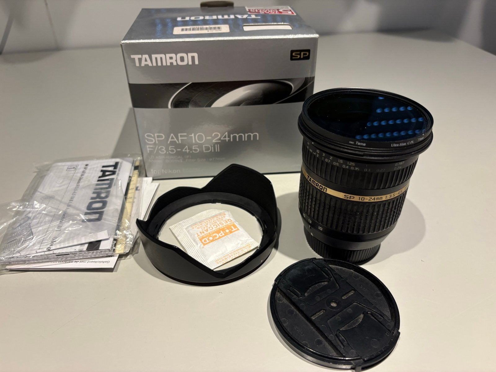 Tamron SP AF 10-24mm F/3.5-4.5 Di II voor Nikon, Audio, Tv en Foto, Fotografie | Lenzen en Objectieven, Ophalen, Autofocus, Groothoeklens