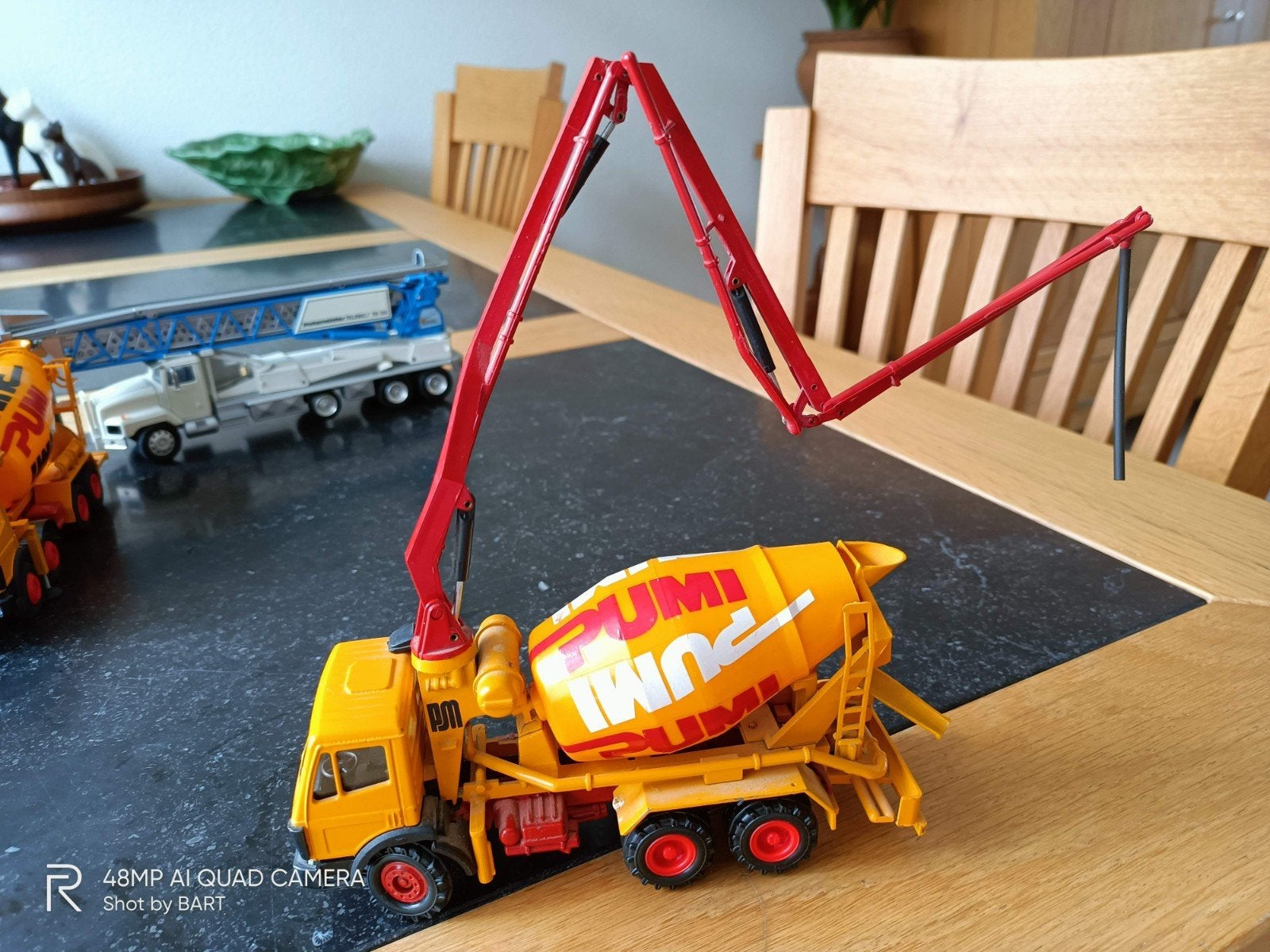 M-B SK 3AS PUMI POMPMIXER CONRAD, Ophalen of Verzenden, Zo goed als nieuw, Hijskraan, Tractor of Landbouw, Conrad